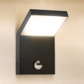 Brilagi - LED utomhusvägglampa med sensor RIANO LED/8W/230V antracit IP65