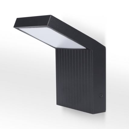 Brilagi - LED utomhusvägglampa RIANO LED/8W/230V antracit IP65
