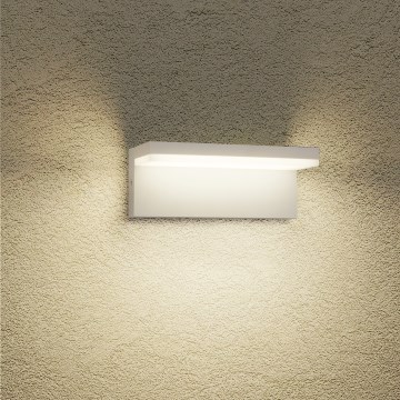 Brilagi - LED utomhusvägglampa TESSI LED/10W/230V vit IP54