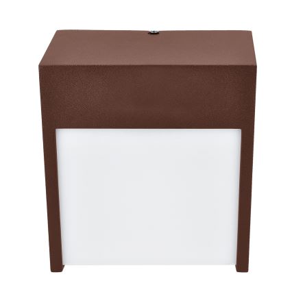 Brilagi - LED väggarmatur för utomhusbruk TERNI LED/12W/230V, brun, IP44