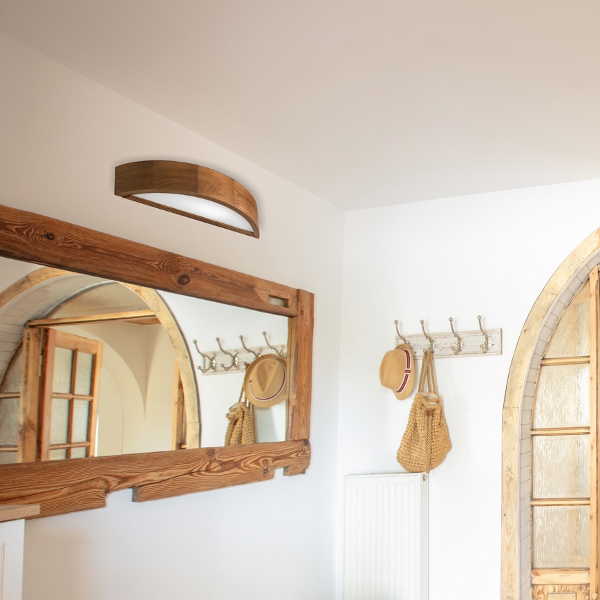 Brilagi - LED väggbelysning CARVALHO 1xE27/60W/230V ek körsbär