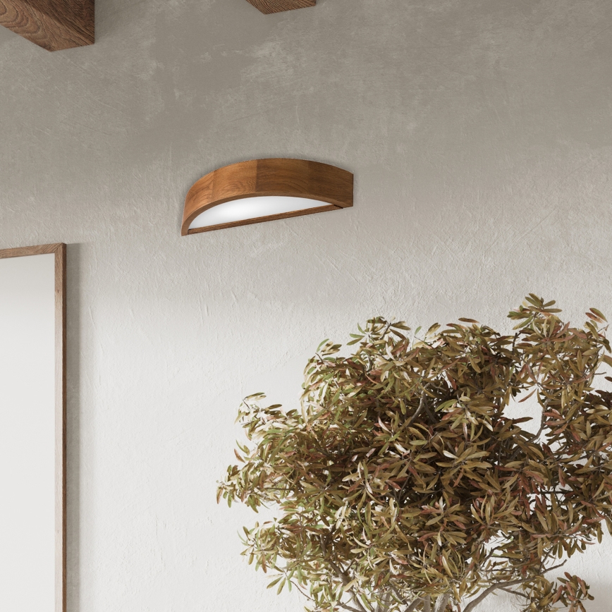 Brilagi - LED väggbelysning CARVALHO 1xE27/60W/230V ek körsbär