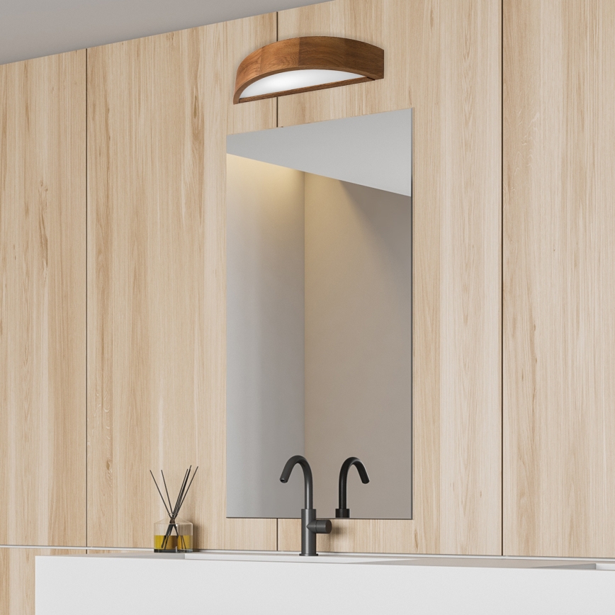 Brilagi - LED väggbelysning CARVALHO 1xE27/60W/230V ek körsbär