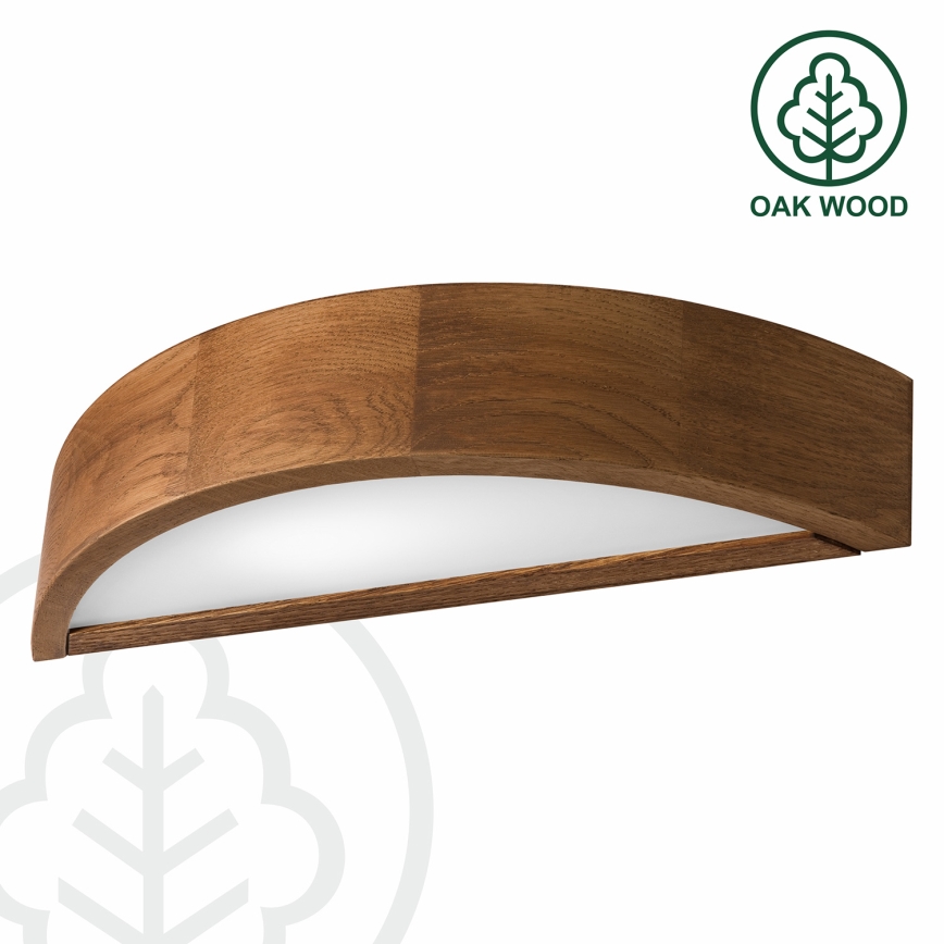 Brilagi - LED väggbelysning CARVALHO 1xE27/60W/230V ek körsbär