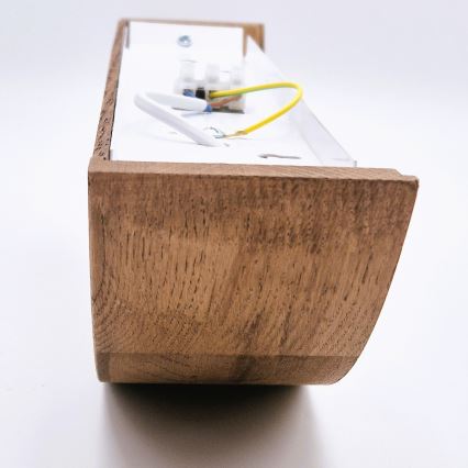 Brilagi - LED väggbelysning CARVALHO 1xE27/60W/230V ek körsbär