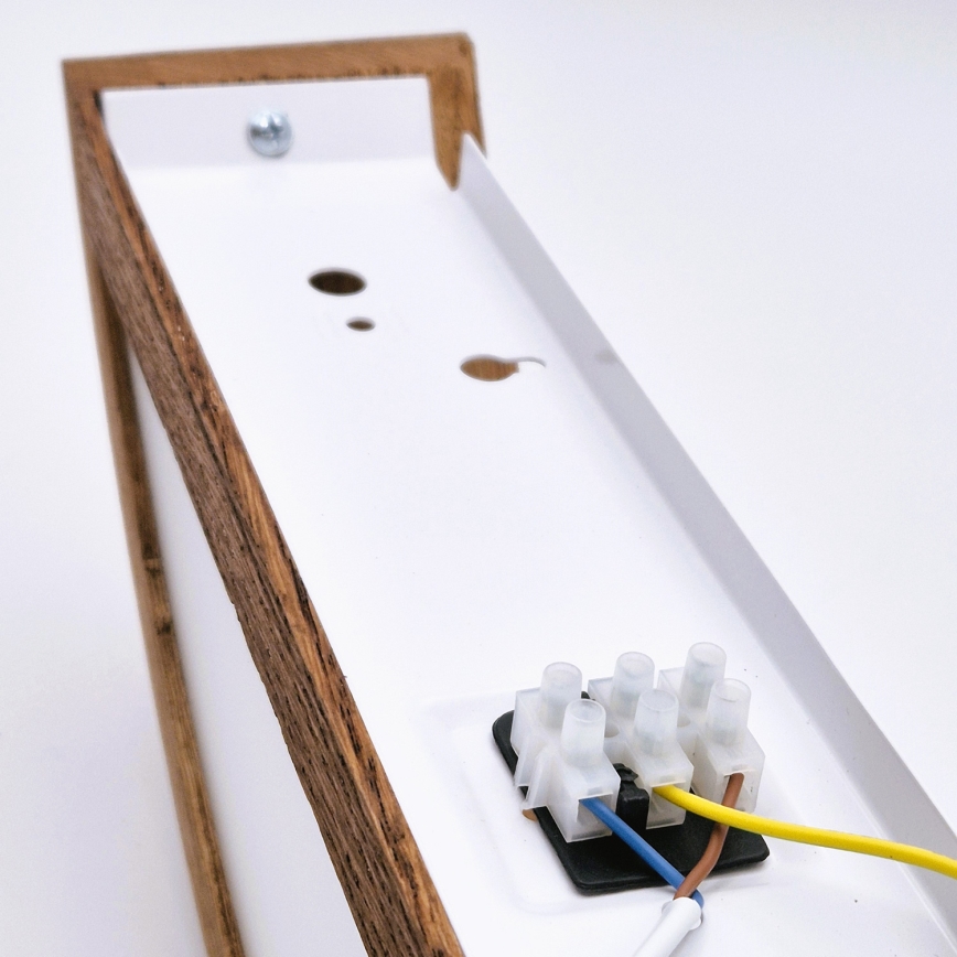 Brilagi - LED väggbelysning CARVALHO 1xE27/60W/230V ek körsbär