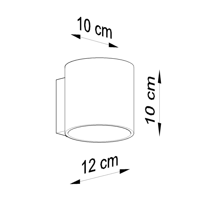 Brilagi -  LED väggspotlight FRIDA 1xG9/4W/230V vit