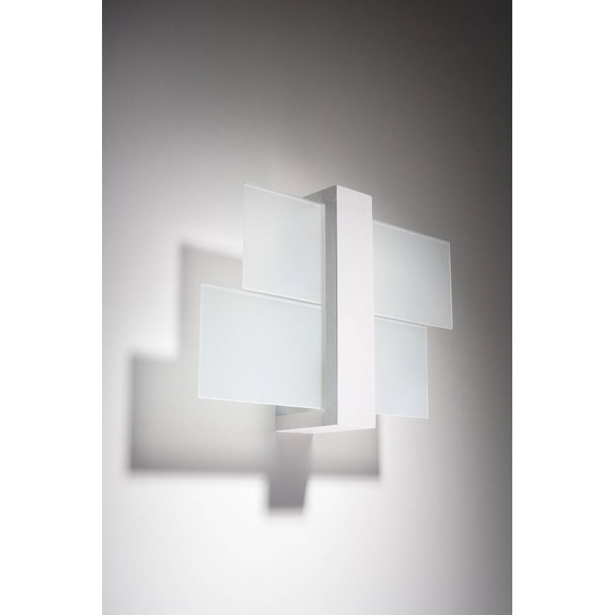 Brilagi -  LED väggbelysning HERA 1xE27/7,5W/230V vit