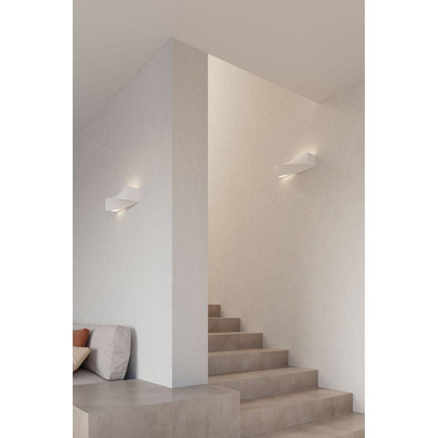 Brilagi -  LED väggbelysning KERRY 1xE27/7,5W/230V keramik/vit