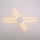 Brilagi - LED väggbelysning LUGO QUATTRO LED/16W/230V vit