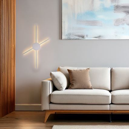 Brilagi - LED väggbelysning LUGO QUATTRO LED/16W/230V vit