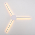 Brilagi - LED väggbelysning LUGO TRE LED/14W/230V vit