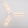 Brilagi - LED väggbelysning LUGO TRE LED/14W/230V vit