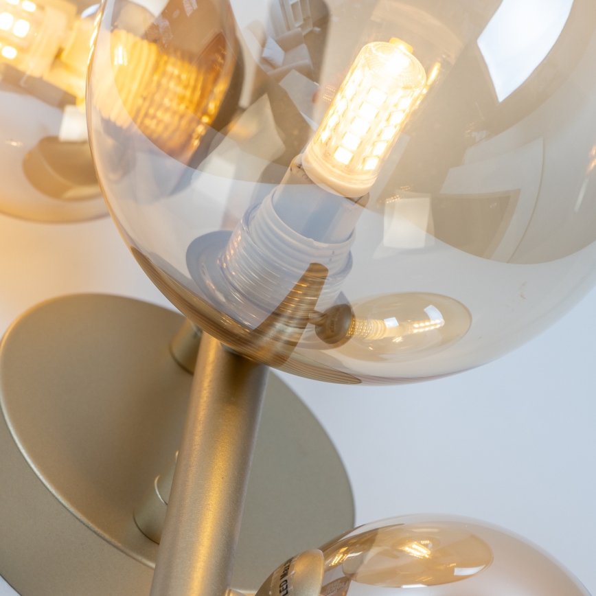 Brilagi - LED väggbelysning MILLA 3xG9/3W/230V guld