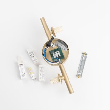 Brilagi - LED väggbelysning MILLA 3xG9/3W/230V guld/vit