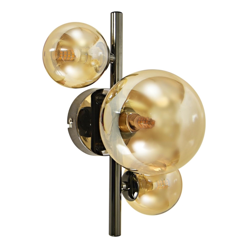 Brilagi - LED väggbelysning MILLA 3xG9/3W/230V skinande krom/guld