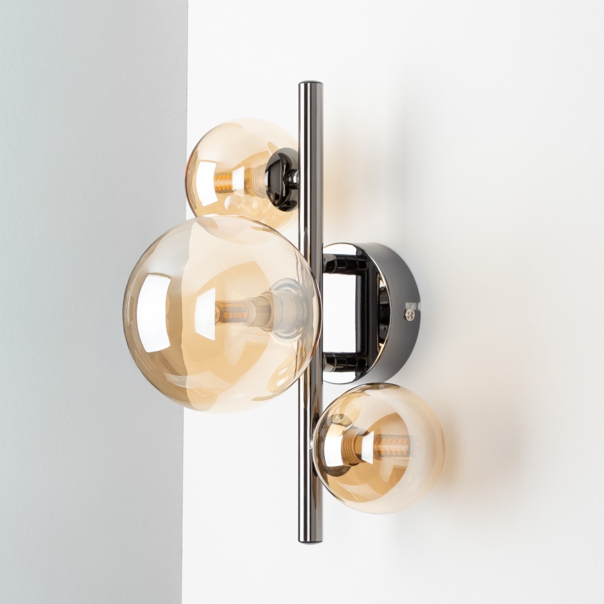 Brilagi - LED väggbelysning MILLA 3xG9/3W/230V skinande krom/guld