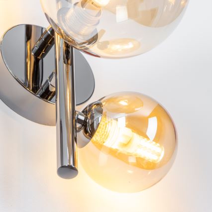 Brilagi - LED väggbelysning MILLA 3xG9/3W/230V skinande krom/guld