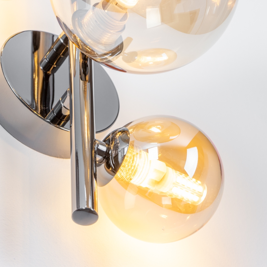 Brilagi - LED väggbelysning MILLA 3xG9/3W/230V skinande krom/guld