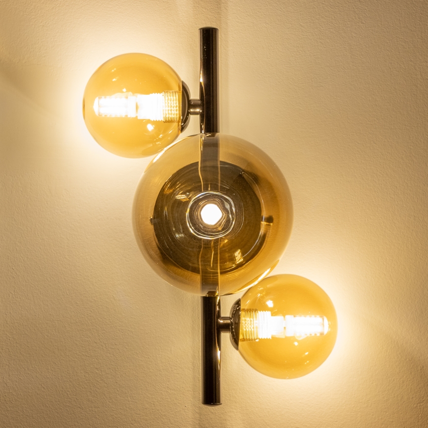 Brilagi - LED väggbelysning MILLA 3xG9/3W/230V skinande krom/guld