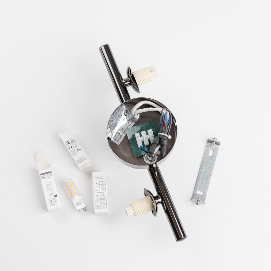 Brilagi - LED väggbelysning MILLA 3xG9/3W/230V skinande krom/guld