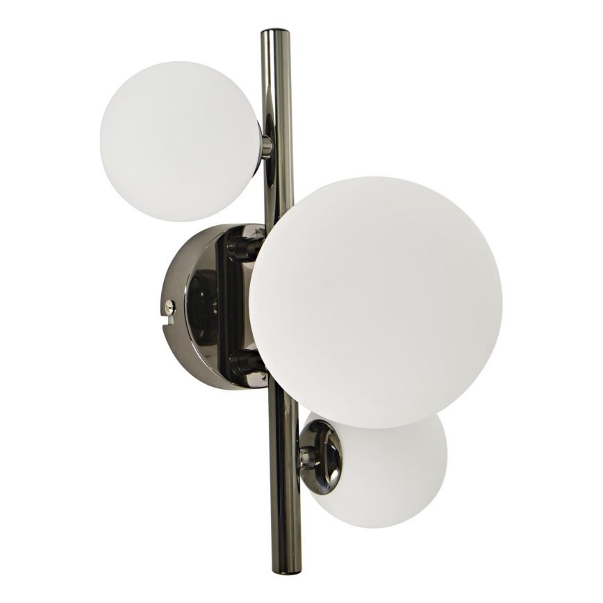Brilagi - LED väggbelysning MILLA 3xG9/3W/230V skinande krom/vit