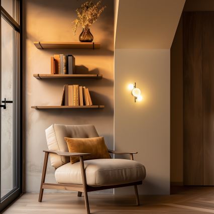 Brilagi - LED väggbelysning MILLA 3xG9/3W/230V skinande krom/vit