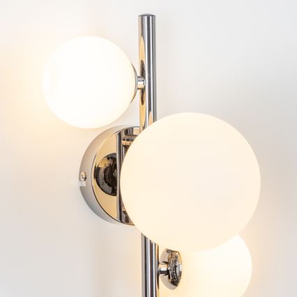 Brilagi - LED väggbelysning MILLA 3xG9/3W/230V skinande krom/vit