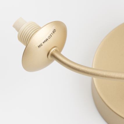 Brilagi - LED väggbelysning MISTEL 3xG9/3W/230V guld