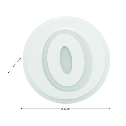Brilagi - LED väggbelysning MODERN MINI LED/26W/230V 3000/4000/6000K