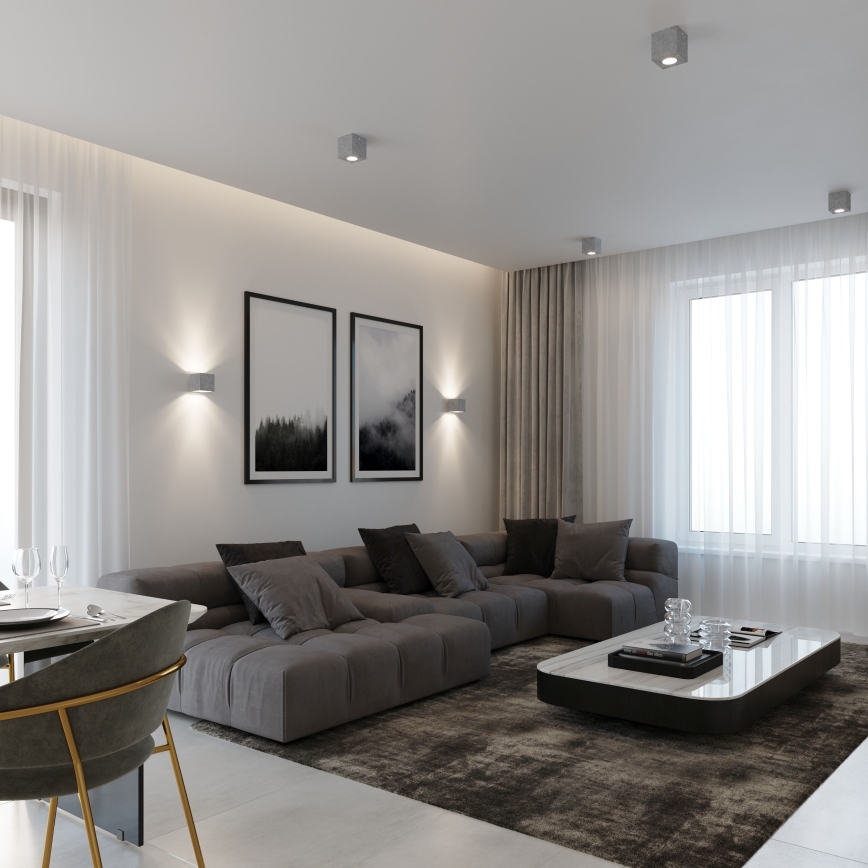 Brilagi -  LED väggspotlight MURO 1xG9/3,5W/230V betong