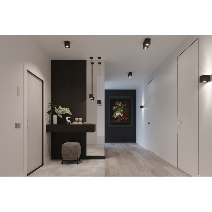 Brilagi -  LED väggspotlight MURO 1xG9/4W/230V svart