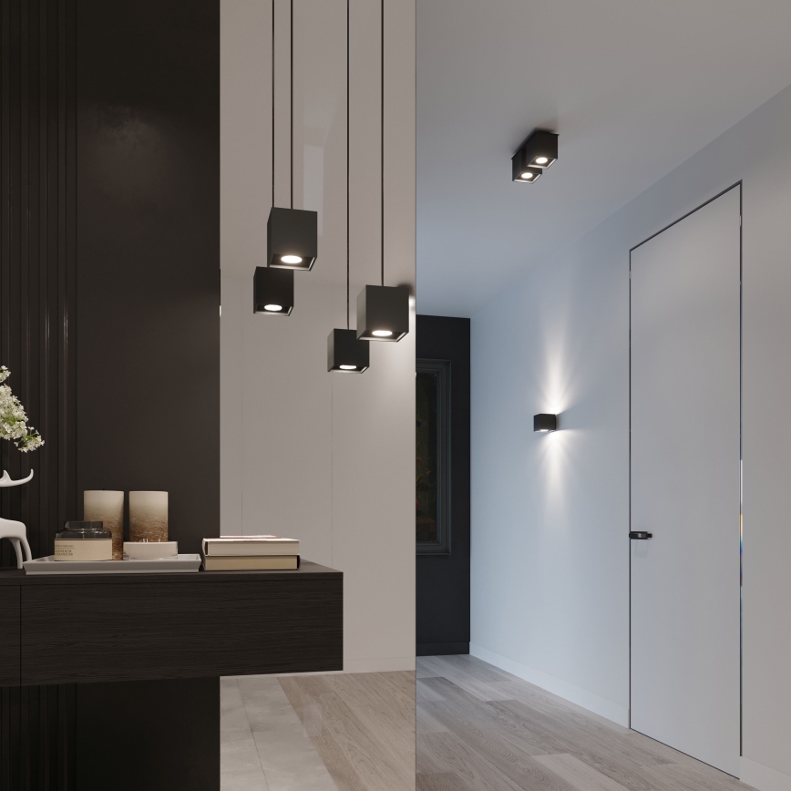 Brilagi -  LED väggspotlight MURO 1xG9/4W/230V svart