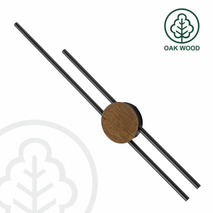 Brilagi - LED väggbelysning WOODY COLLINE LED/15W/230V 80 cm ek