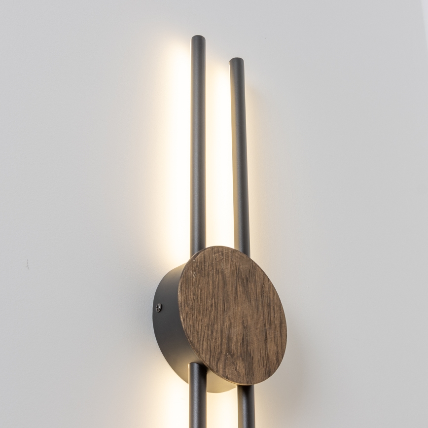 Brilagi - LED väggbelysning WOODY COLLINE LED/15W/230V 80 cm ek