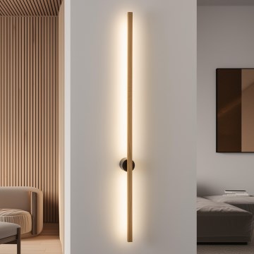 Brilagi - LED väggbelysning WOODY LINE LED/12W/230V 120 cm ek