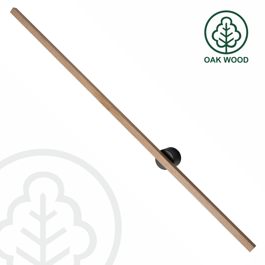 Brilagi - LED väggbelysning WOODY LINE LED/12W/230V 120 cm ek
