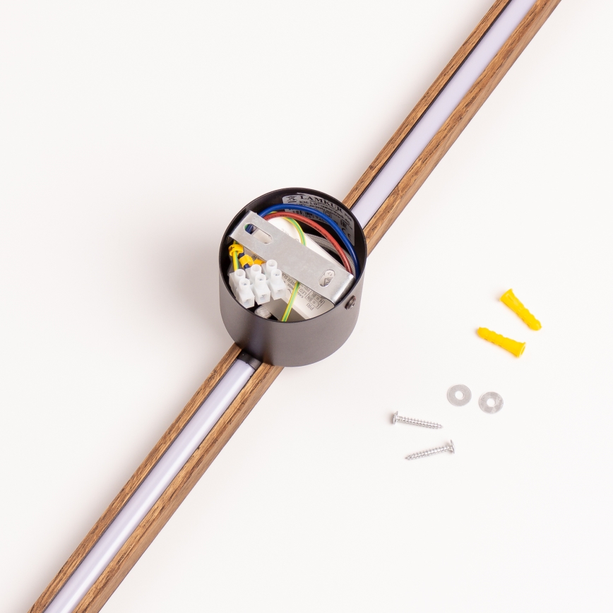 Brilagi - LED väggbelysning WOODY LINE LED/12W/230V 120 cm ek