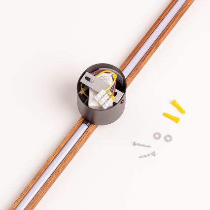Brilagi - LED väggbelysning WOODY LINE LED/12W/230V 120 cm ek körsbär
