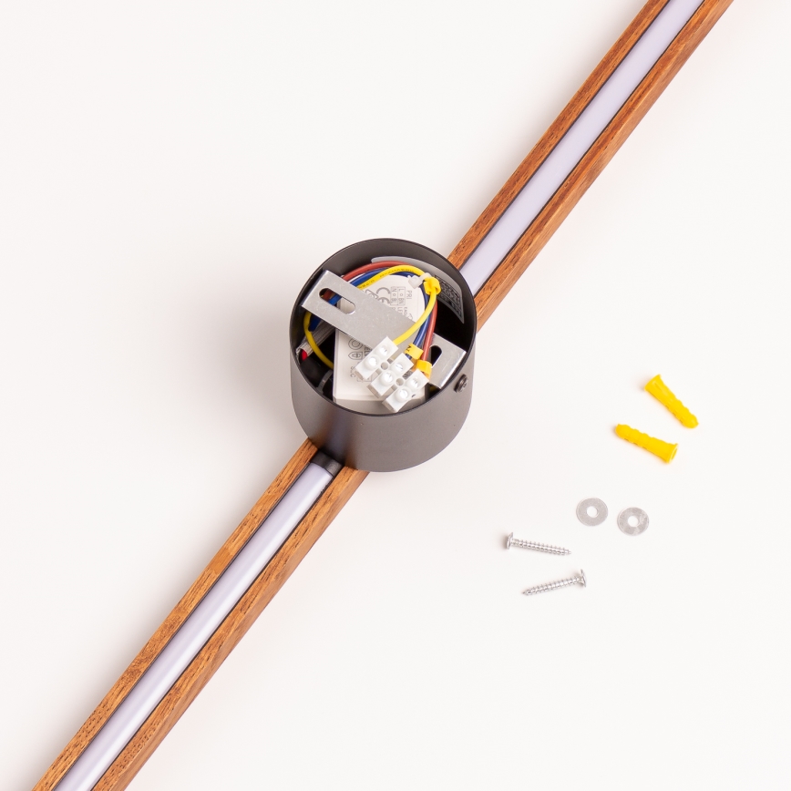 Brilagi - LED väggbelysning WOODY LINE LED/12W/230V 120 cm ek körsbär
