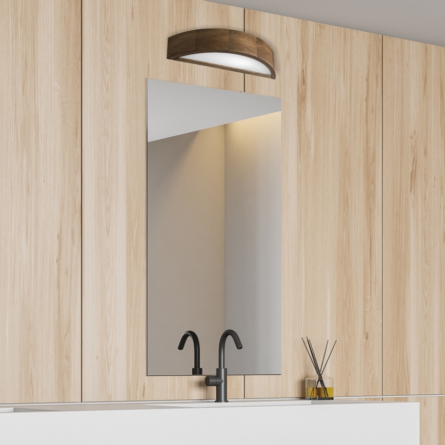 Brilagi - LED Vägglampa CARVALHO 1xE27/60W/230V ek