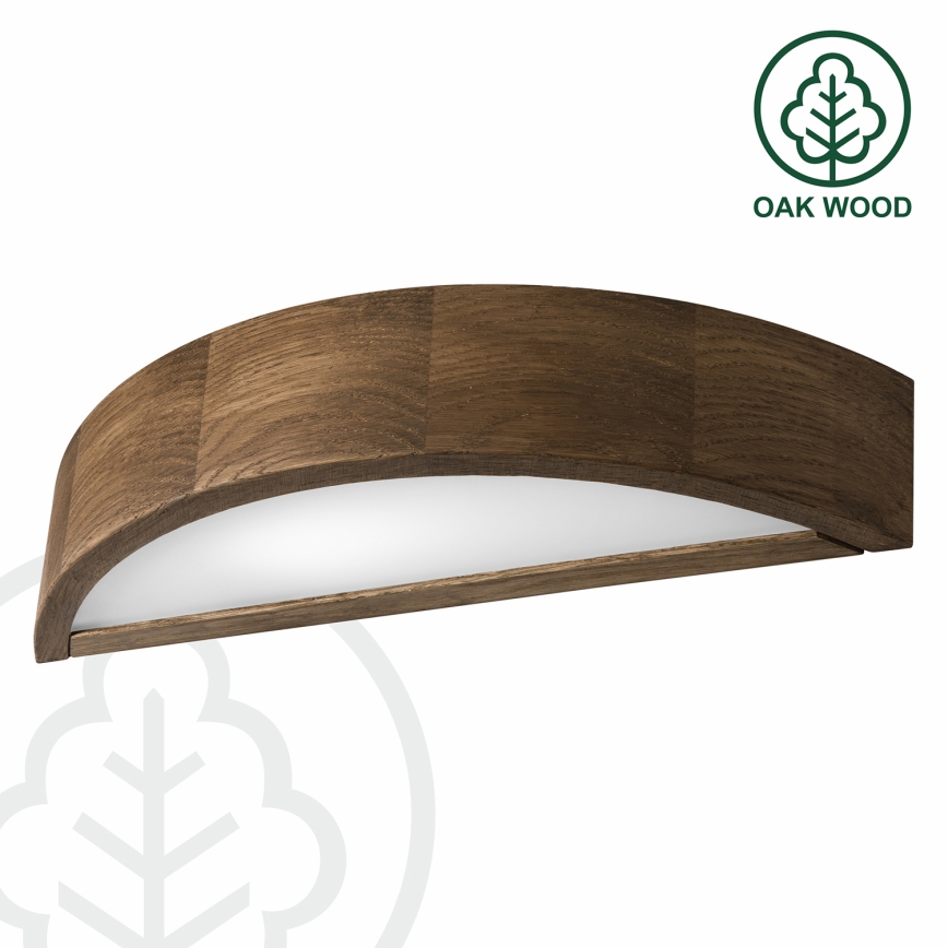 Brilagi - LED Vägglampa CARVALHO 1xE27/60W/230V ek