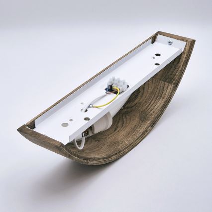 Brilagi - LED Vägglampa CARVALHO 1xE27/60W/230V ek