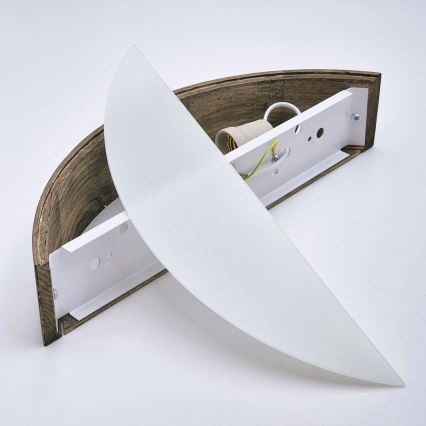 Brilagi - LED Vägglampa CARVALHO 1xE27/60W/230V ek