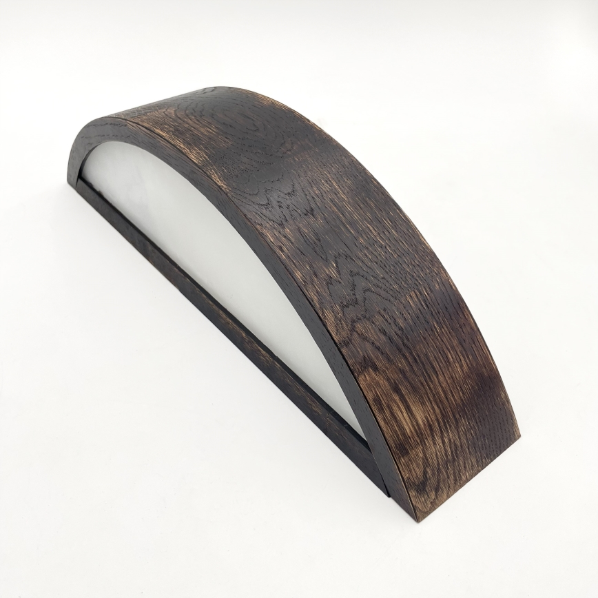 Brilagi - LED vägglampa CARVALHO SMOKEY 1xE27/60W/230V ek