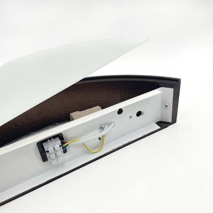 Brilagi - LED vägglampa CARVALHO SMOKEY 1xE27/60W/230V ek