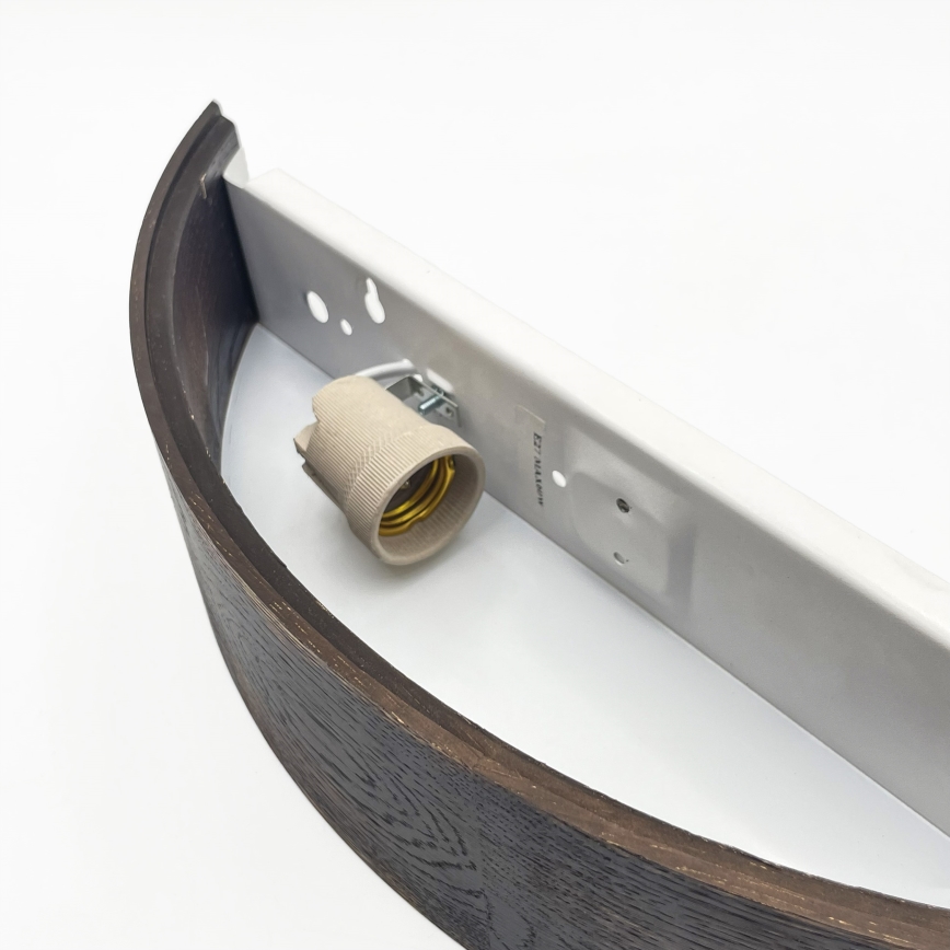 Brilagi - LED vägglampa CARVALHO SMOKEY 1xE27/60W/230V ek