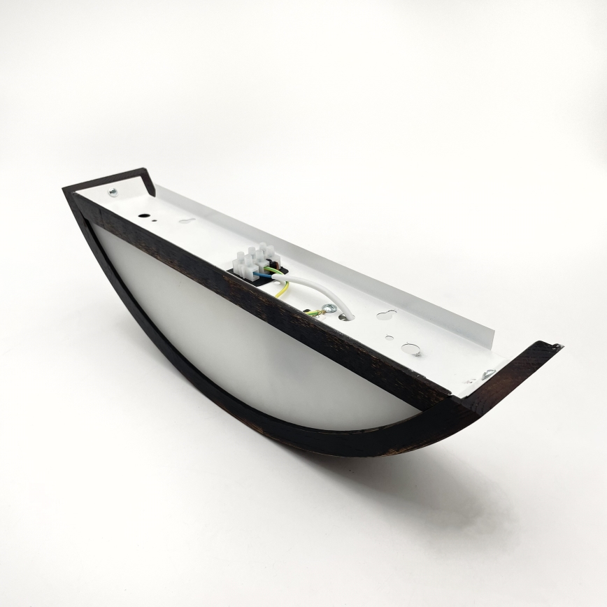 Brilagi - LED vägglampa CARVALHO SMOKEY 1xE27/60W/230V ek