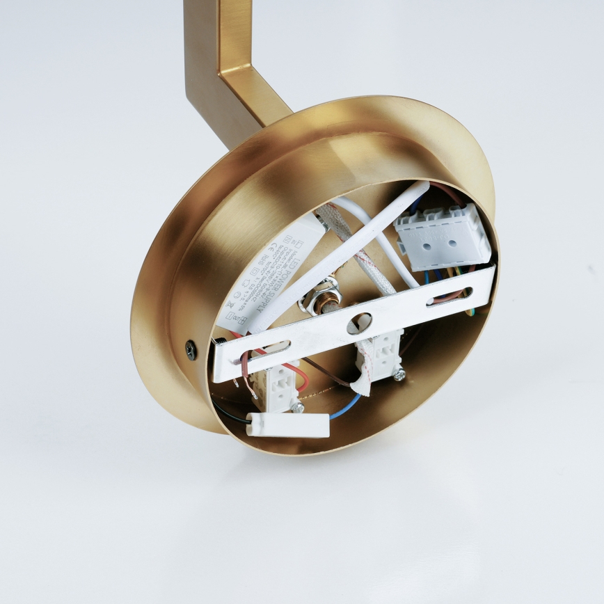 Brilagi - LED vägglampa DAYA 1xE14/40W/230V + LED/3W grädde/guld