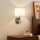 Brilagi - LED vägglampa DAYA 1xE14/40W/230V + LED/3W vit/matt krom